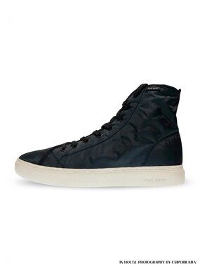 PS Paul Smith Dreyfuss Black Nylon High Top Trainers